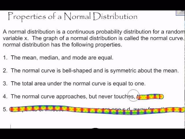 What is a normal distribution whose 0 and 2 = 1?