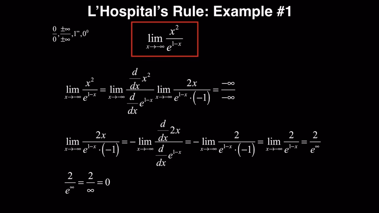 How to apply L Hopital rule?