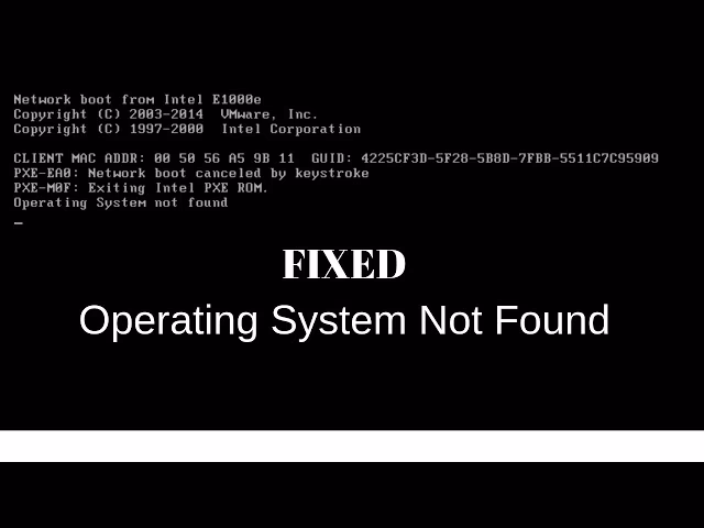 Why is my VM attempting PXE boot?