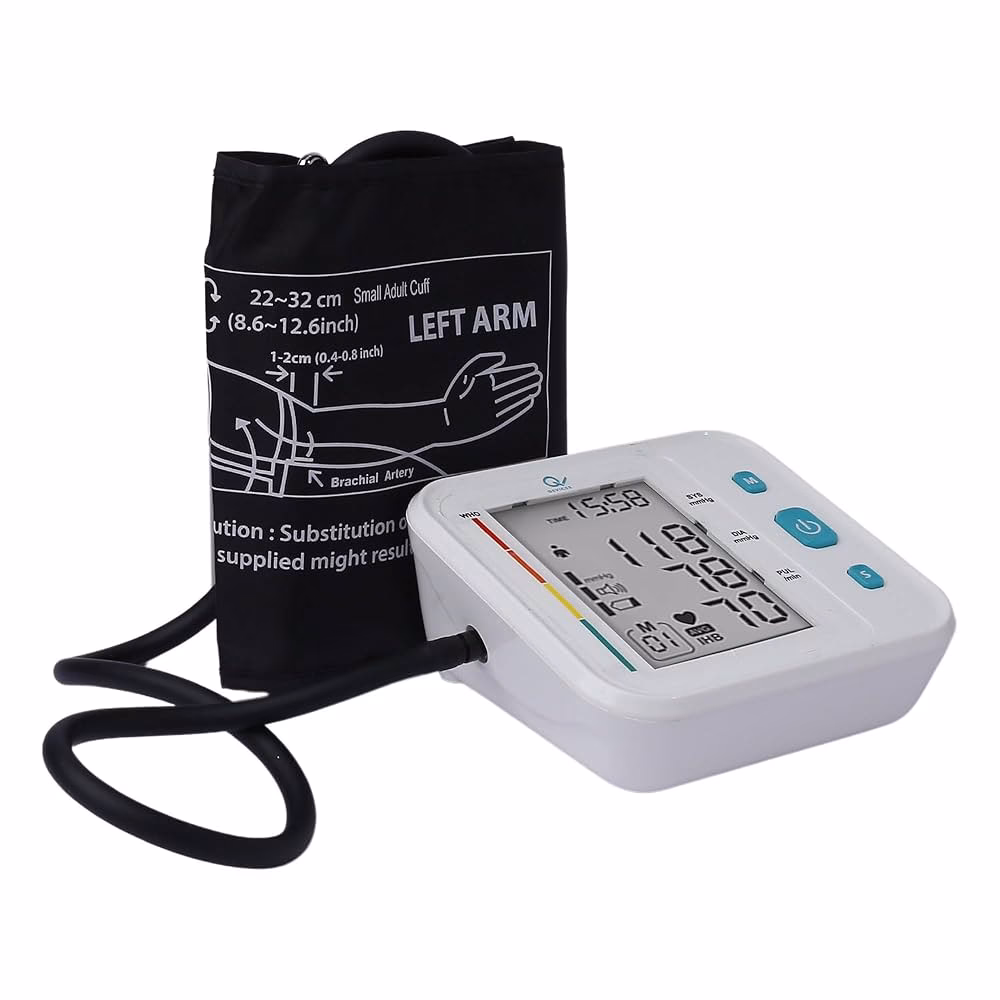 How does a blood pressure monitor work?