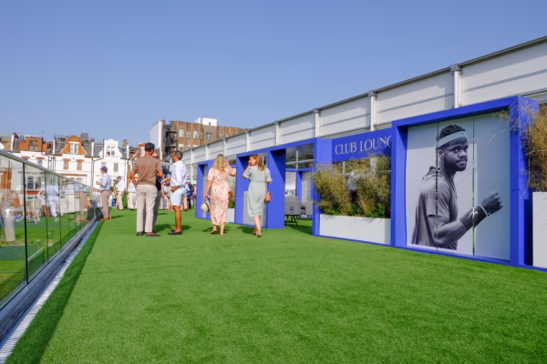 Does the LTA offer tennis hospitality at the Queen's club?
