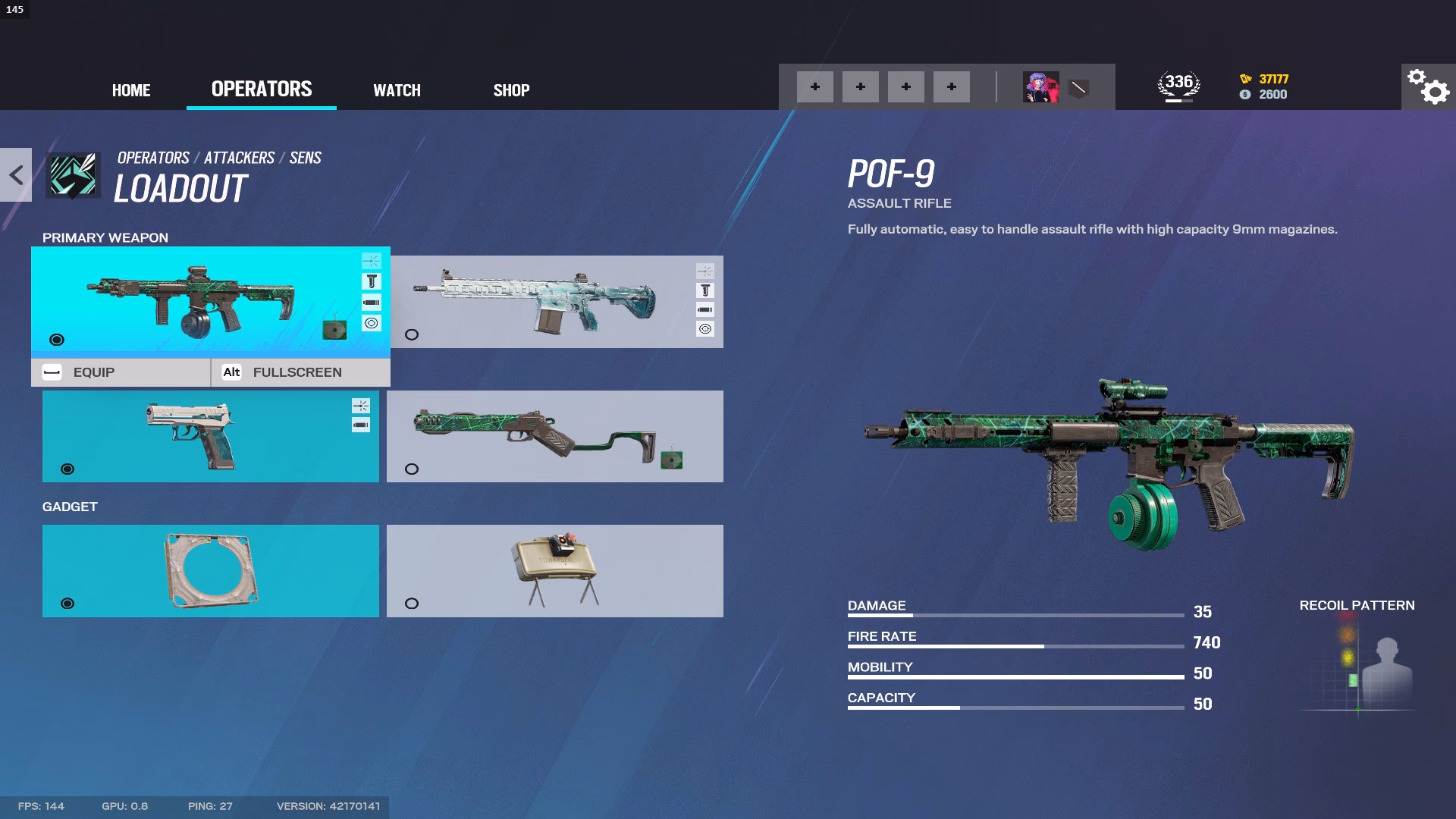 Which Rainbow Six Siege operator is a 6-star?