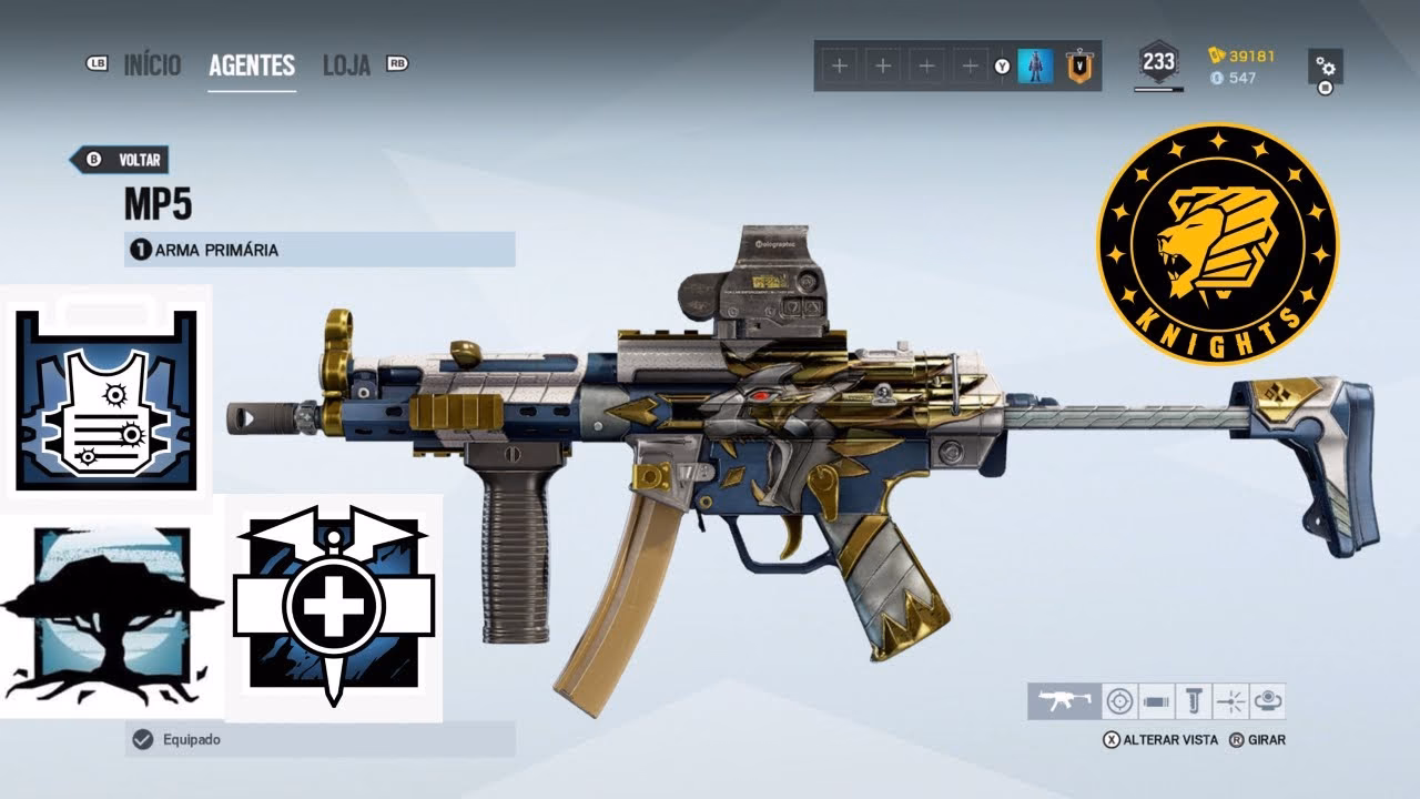 What kind of gun is the MP5 in Rainbow Six?