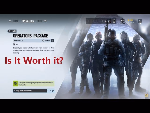 How many operator bundles are in Rainbow Six Siege's freeze for all?