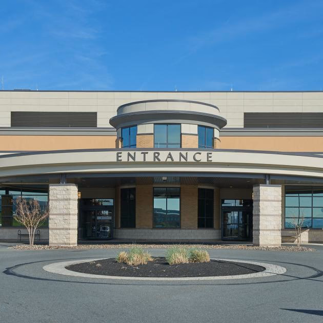 When was the first patient admitted to the reading rehabilitation hospital?