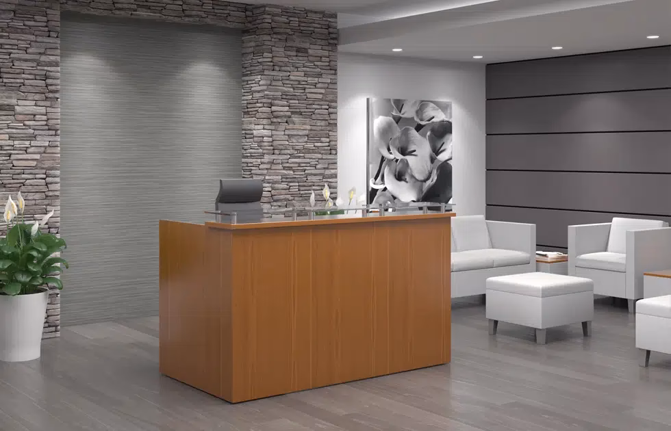 What is a reception or lobby area?