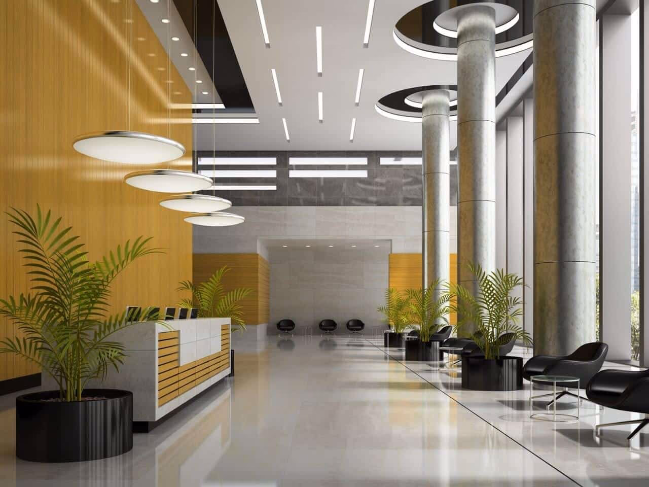 Why is office reception area design important?