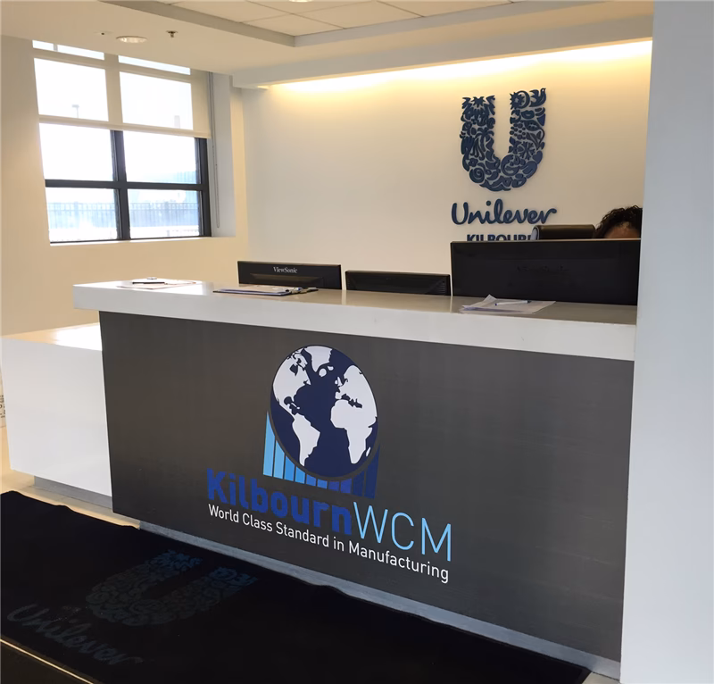 Why is a reception desk important?