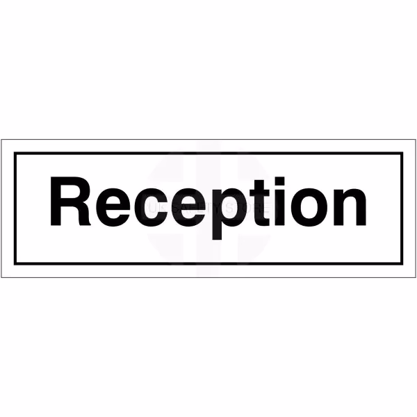 What is reception signage & how do you use it?