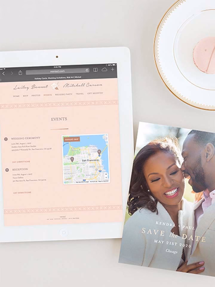 How do I create a professional wedding website?