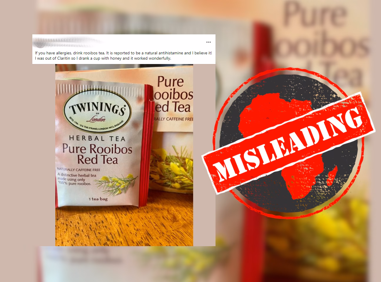 What are the health benefits of red rooibos tea?