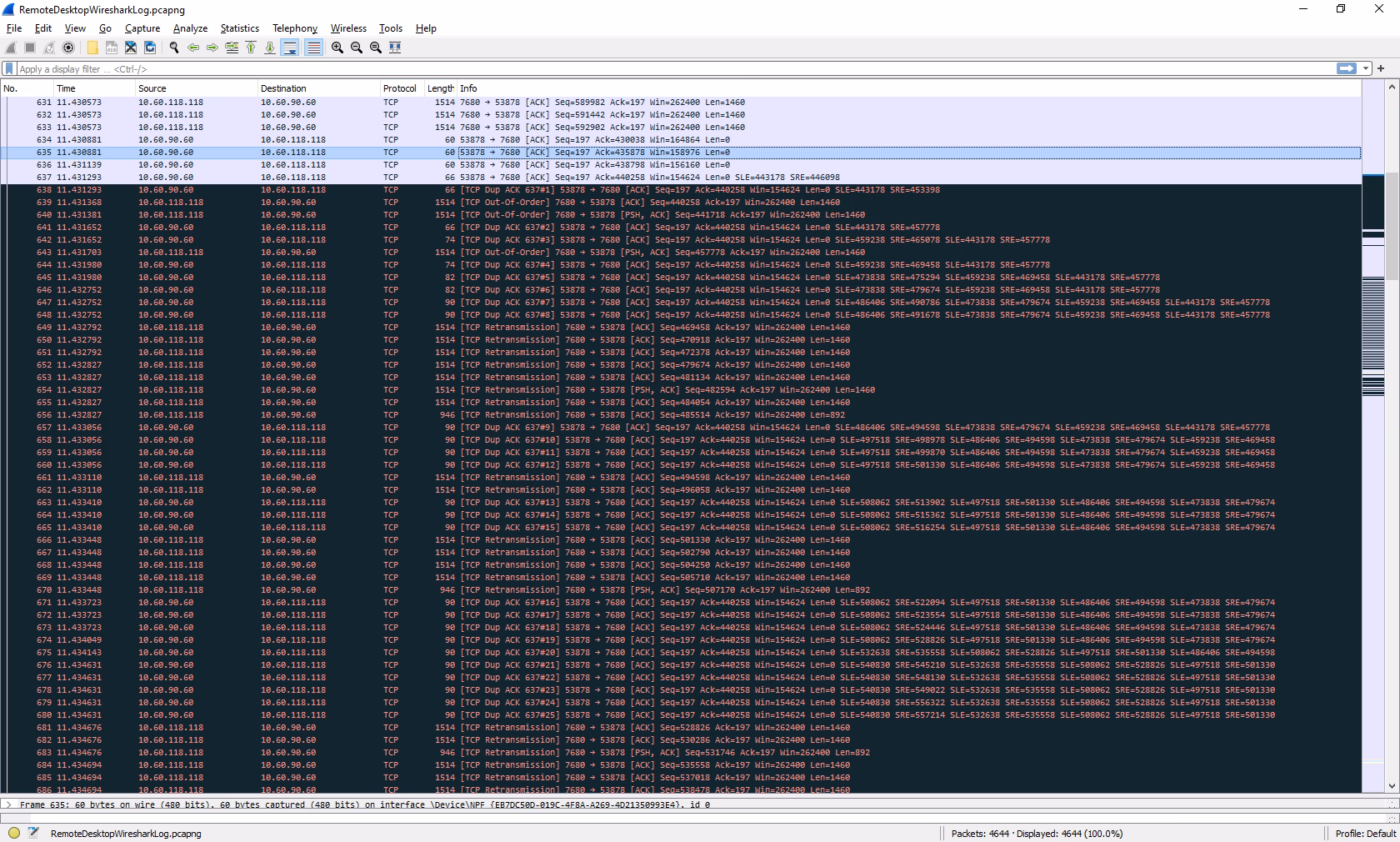 What is rdpclient_SSL error code 226?