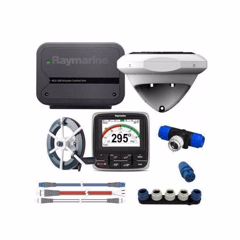 Does ev-100 wheel pilot have autopilot control head?