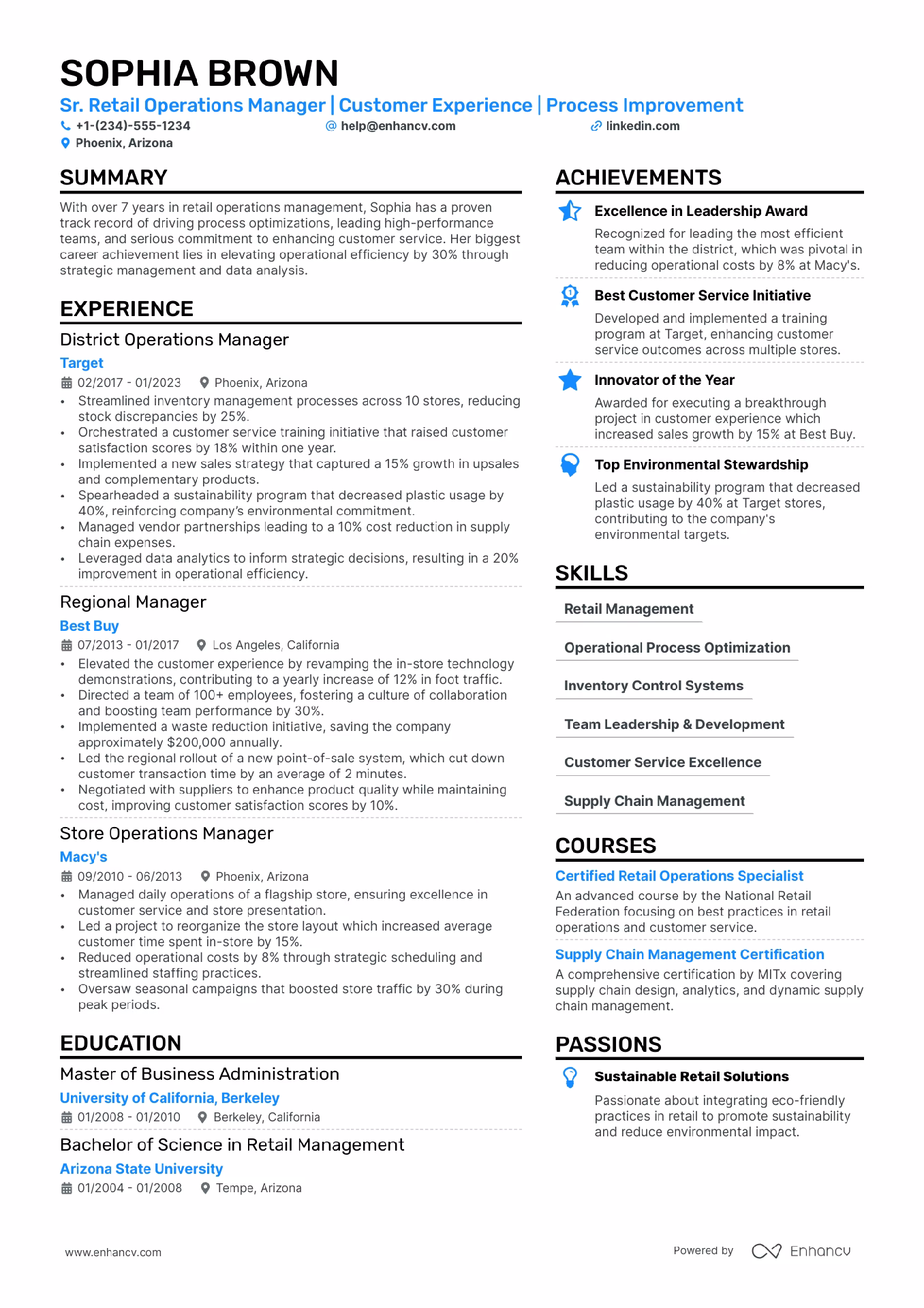 How do I write a retail operations job description?