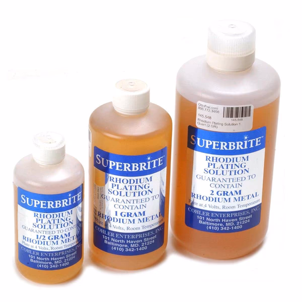 Is white gold rhodium plated?