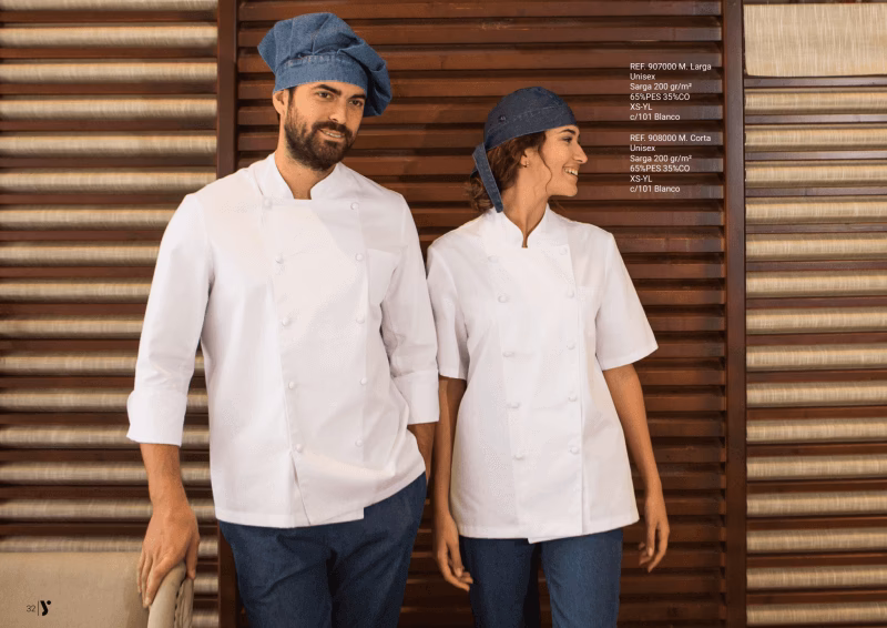 ¿Cuál es la ropa de trabajo para cocina?