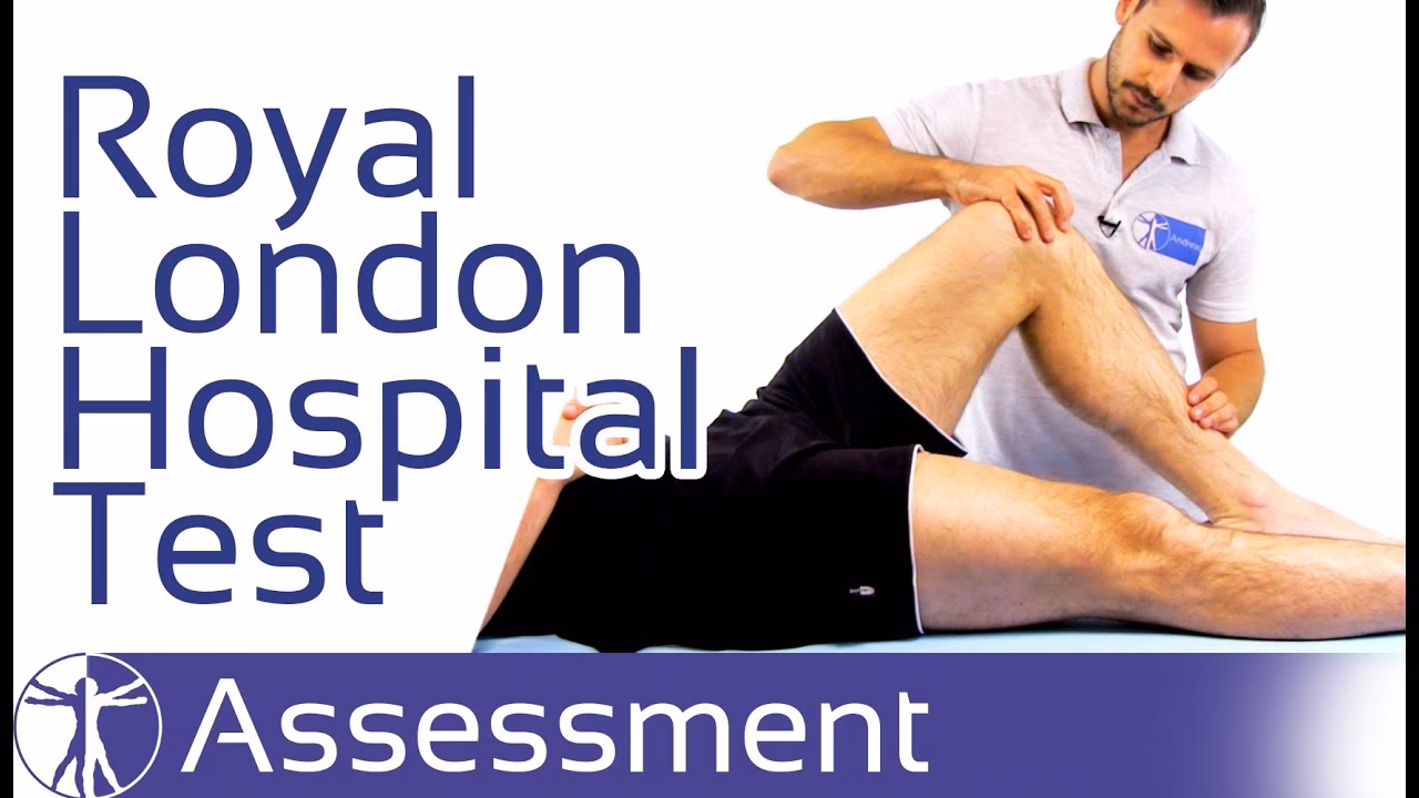 What is the Royal London Hospital test for patellar tendinopathy?