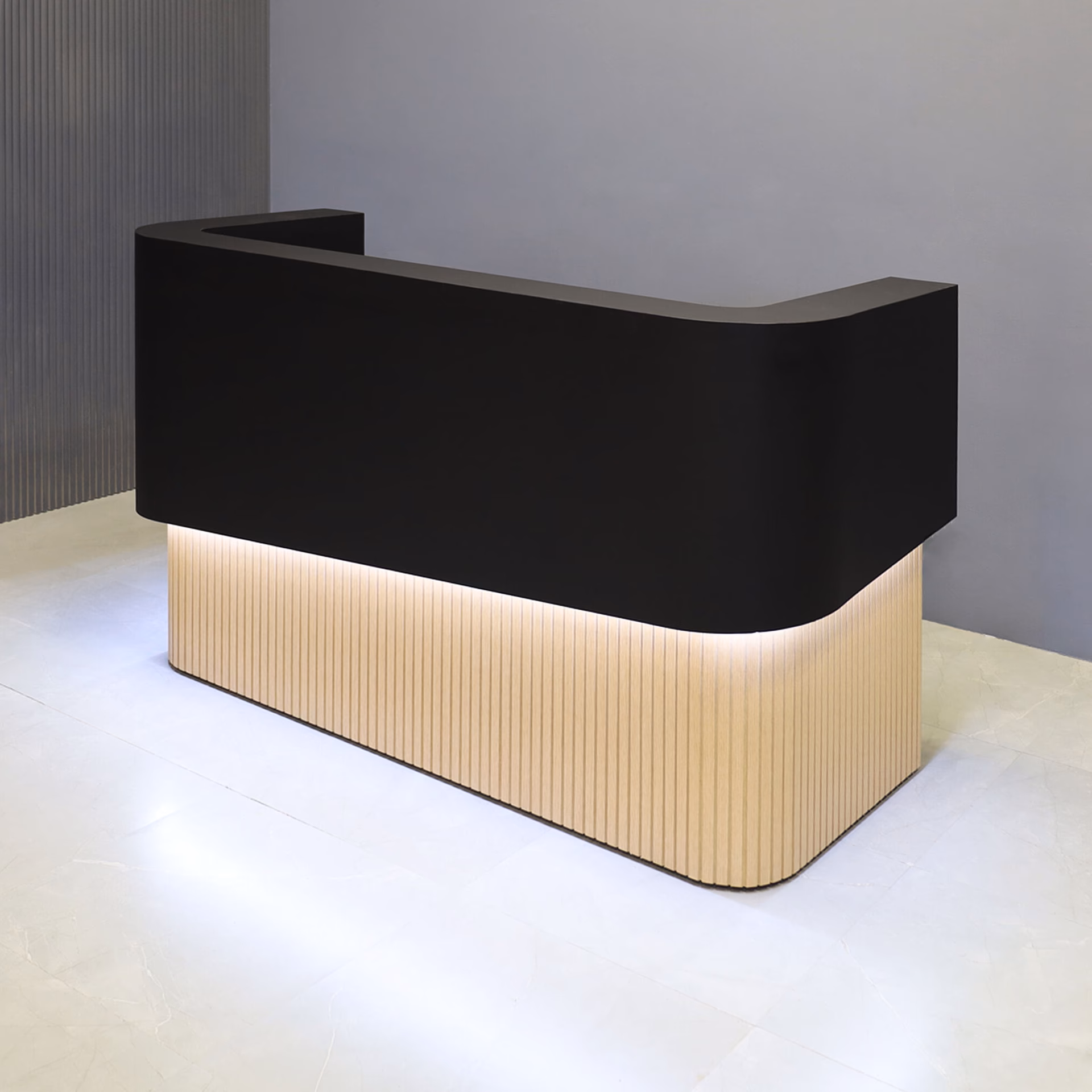 How much does a beauty salon reception desk cost?