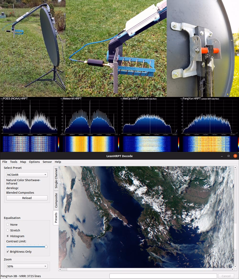 What determines the reliability and quality of satellite reception?