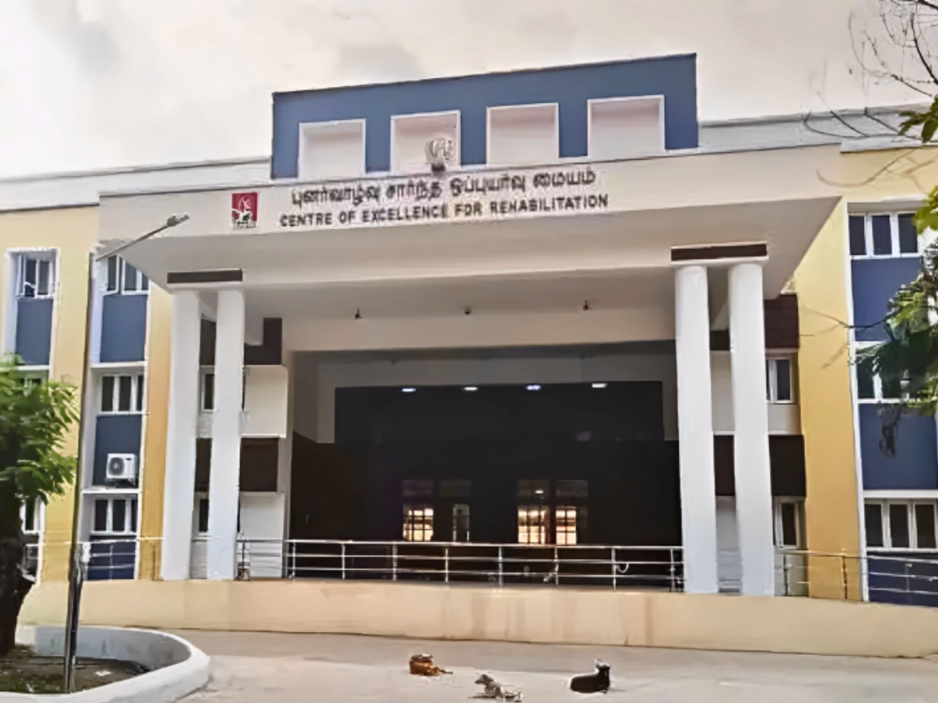 Who was the first private college physiotherapy student to undergo clinical training?