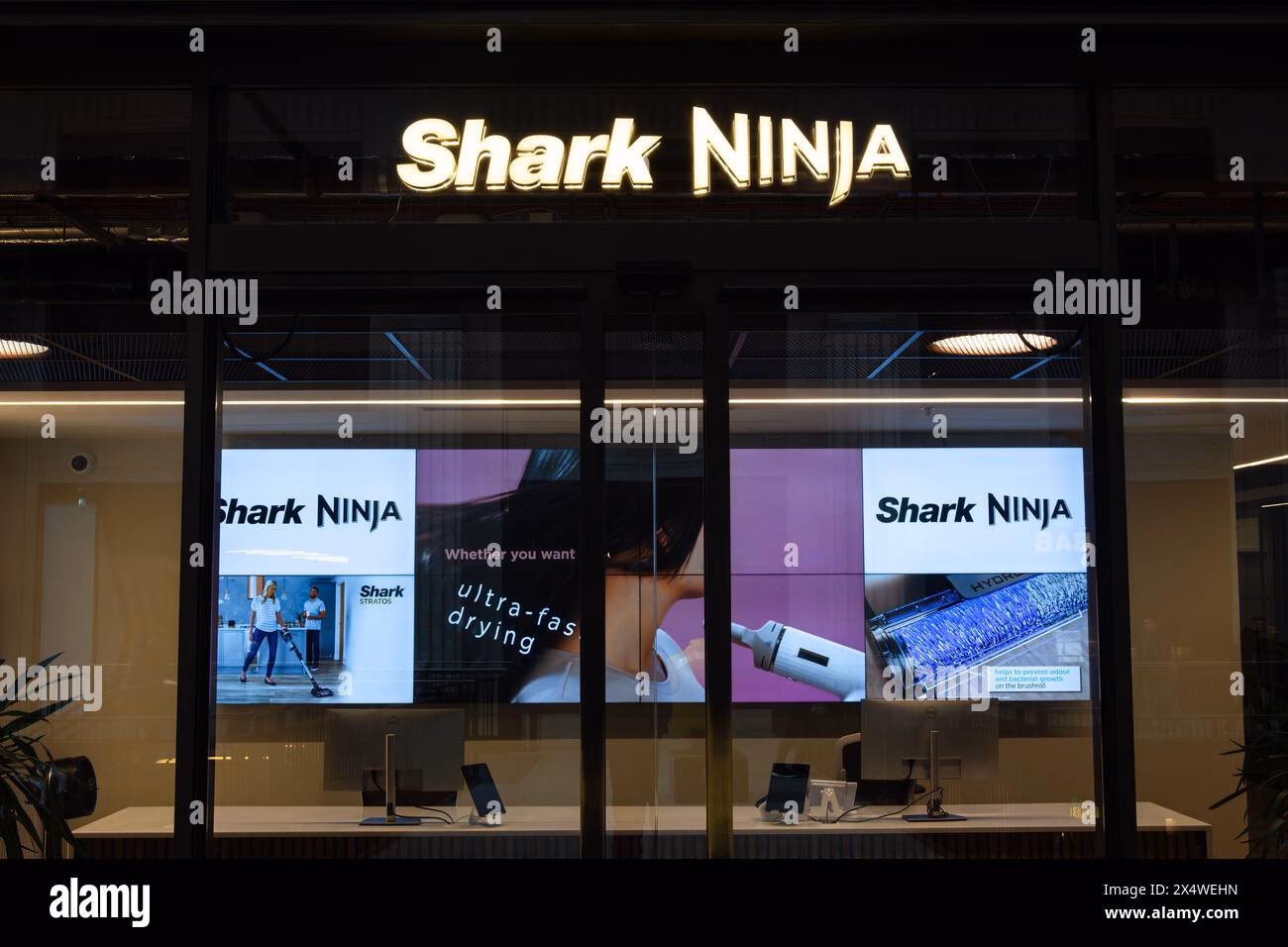 Who owns sharkninja?