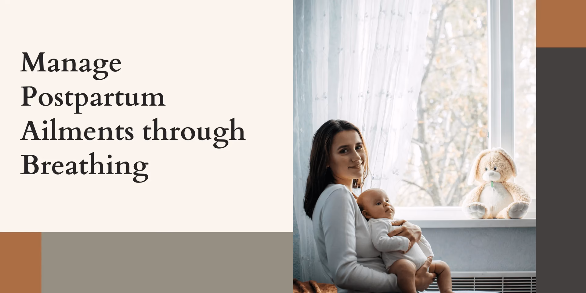 What causes trouble breathing after delivery?