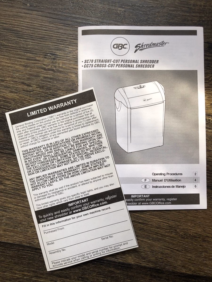 How do you use a shredder?