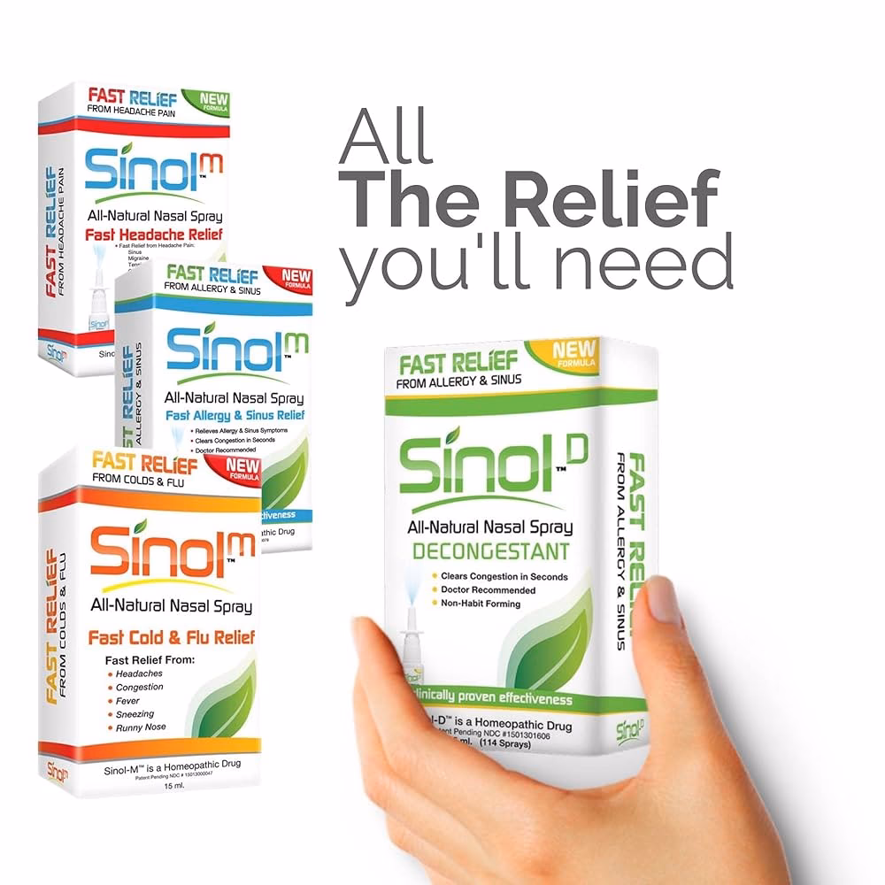 Why do I get a headache if I use Sinol nasal spray?