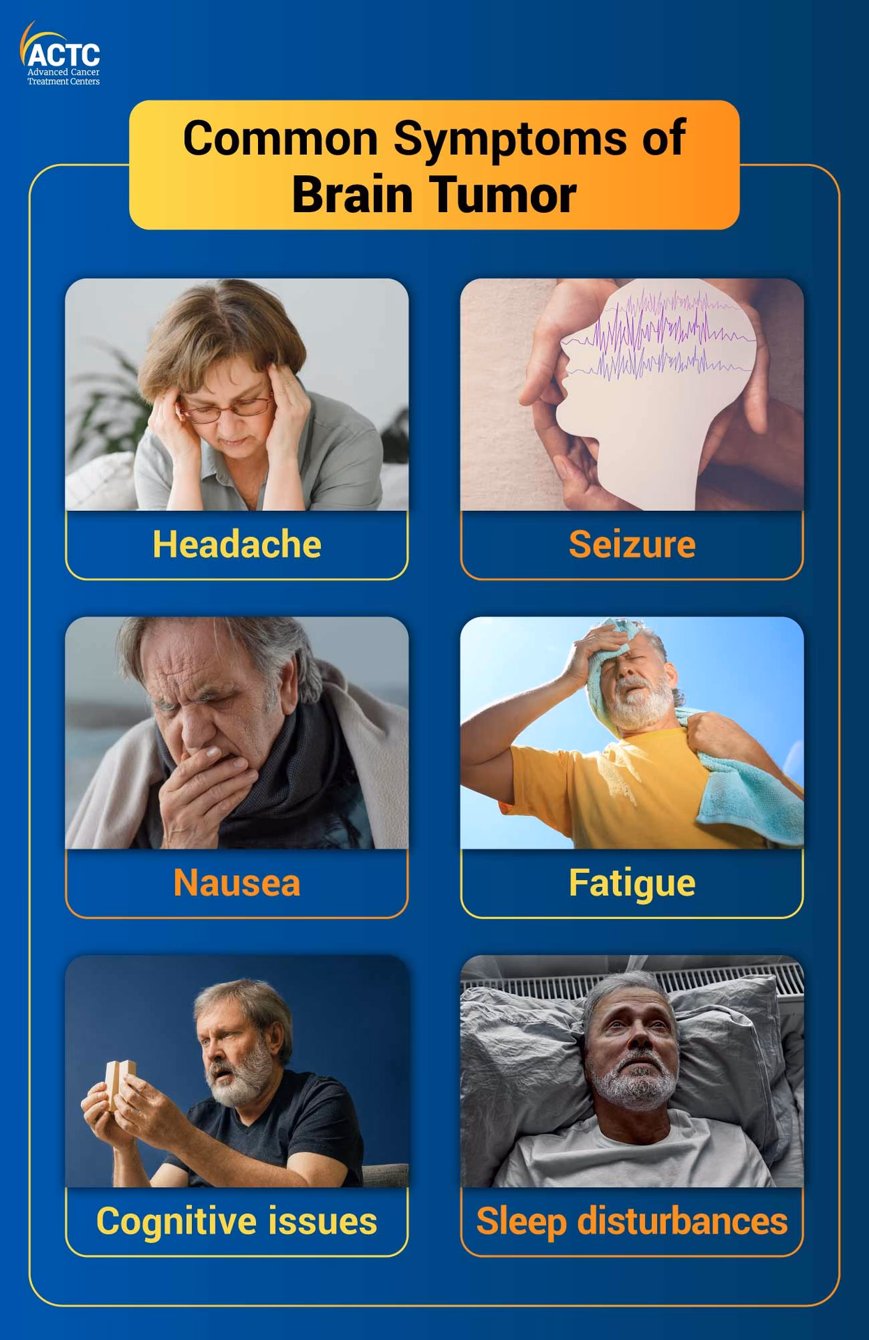 Is a headache a symptom of a brain tumor?