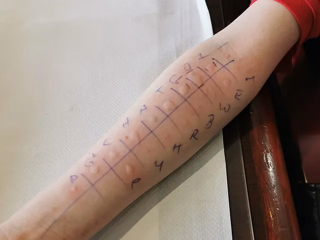 What is a skin prick test?