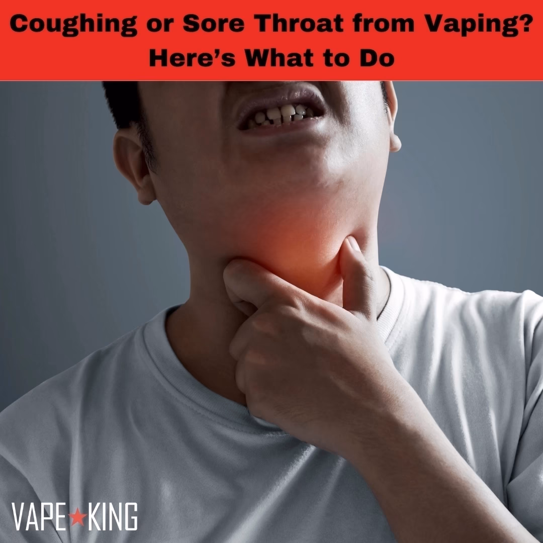 Can vaping cause throat pain?