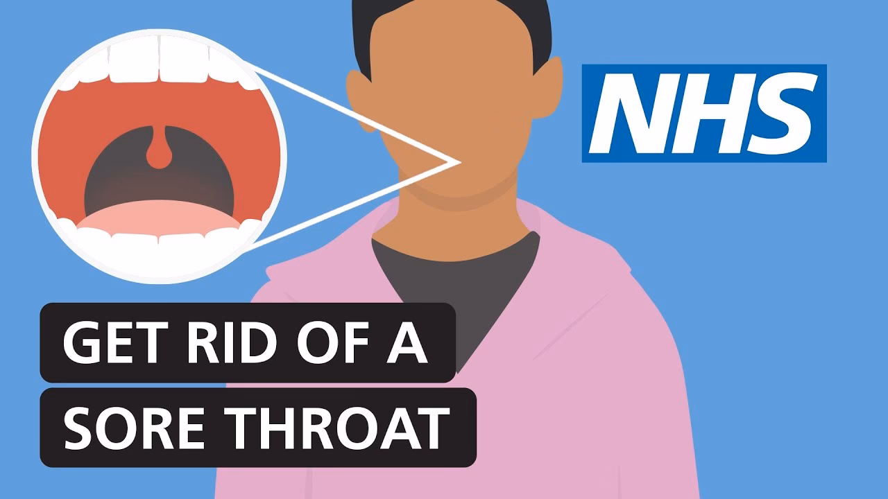 What should I do if I have a sore throat?