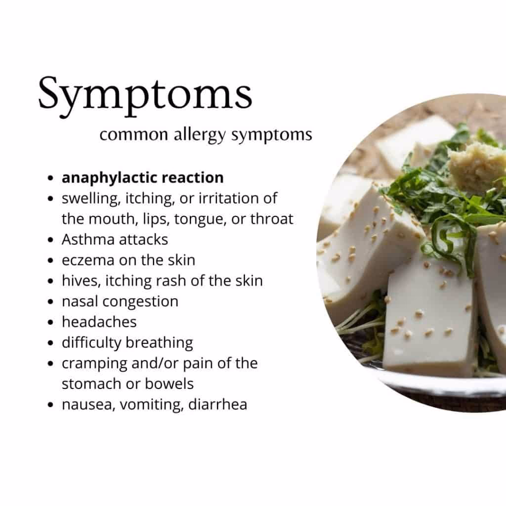What happens if you are allergic to soy?