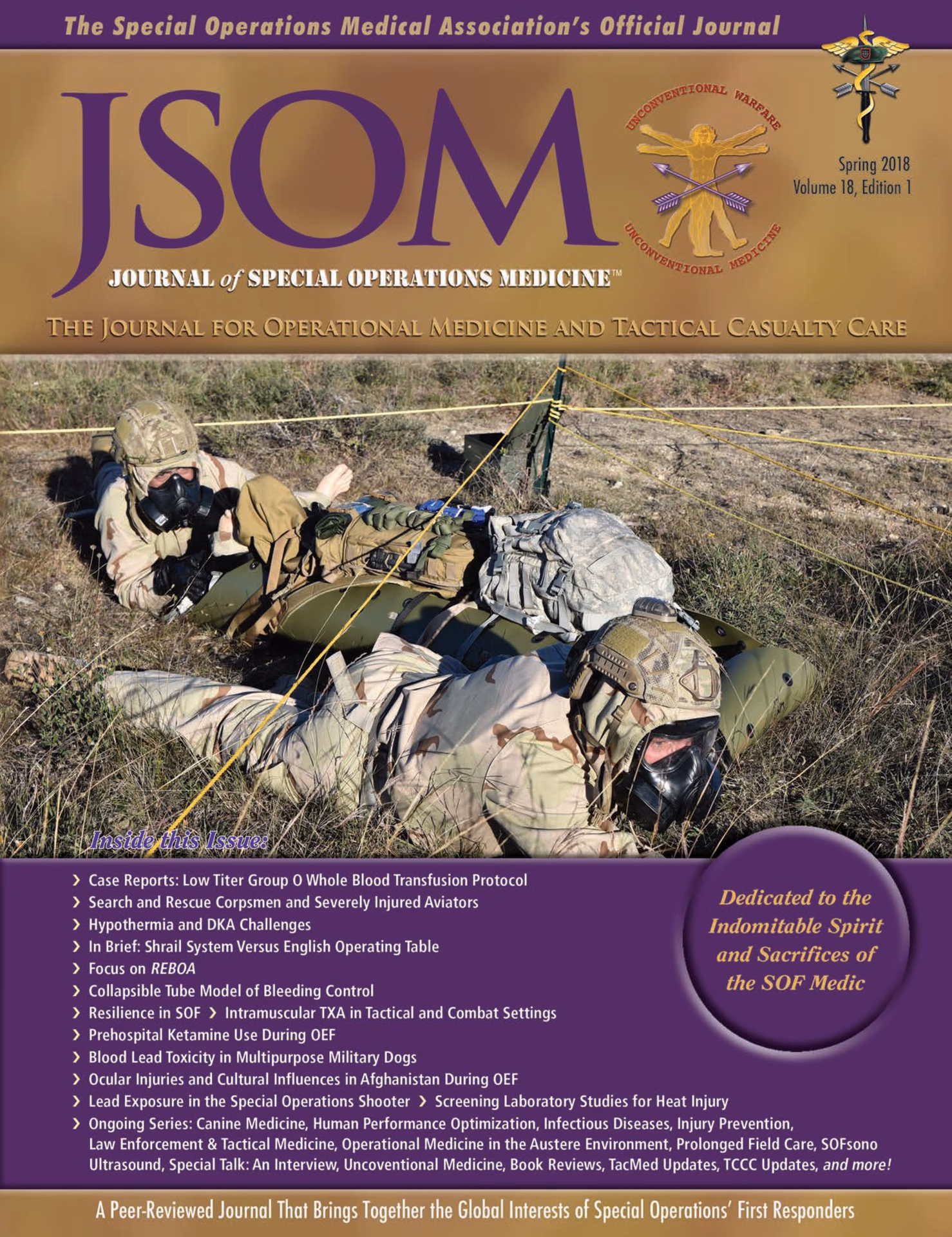 What is special operations journal?