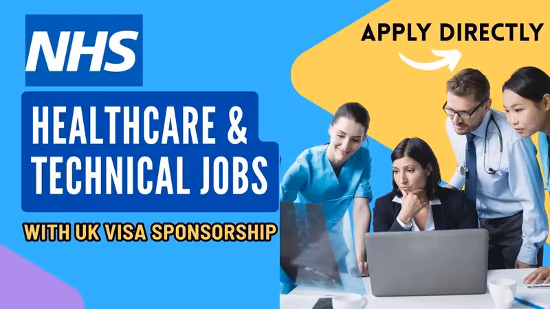 Do you need a certificate of sponsorship for a NHS job?