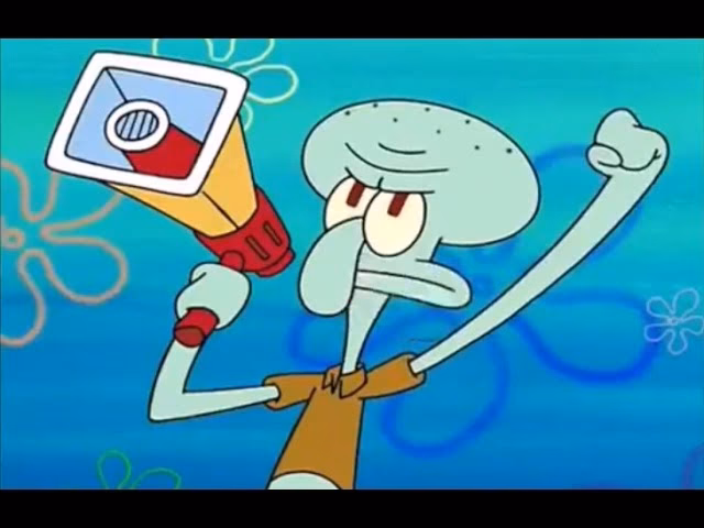 What does Squidward say about labor?