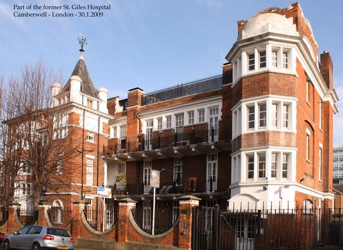 Where was St Giles Hospital located?