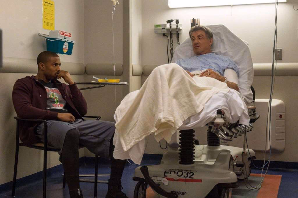 Did Dolph Lundgren send Sylvester Stallone to a hospital?