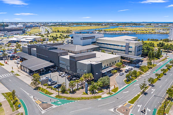 Is Sunshine Coast University Hospital a public-private partnership?