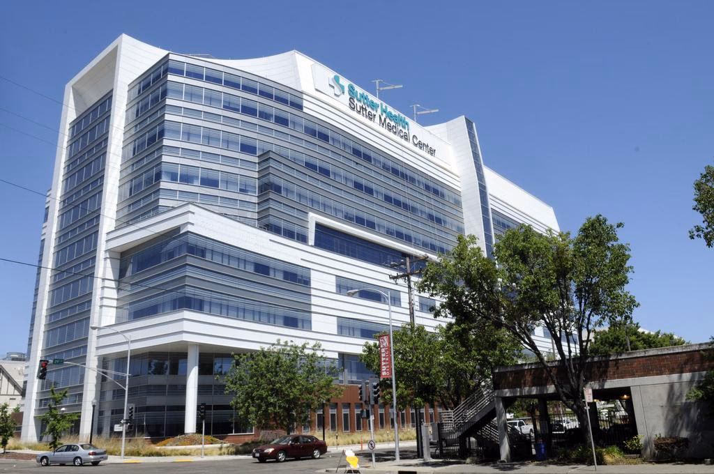 What is the address for Sutter Health Hospitals business services?
