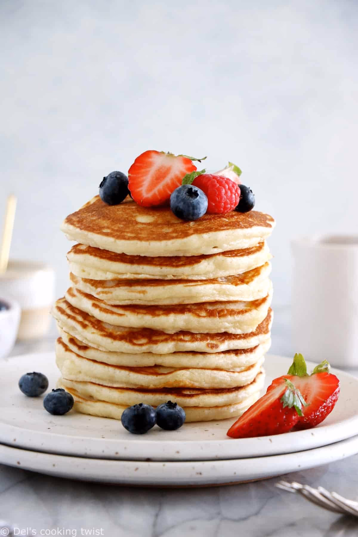 How do you make American pancakes?