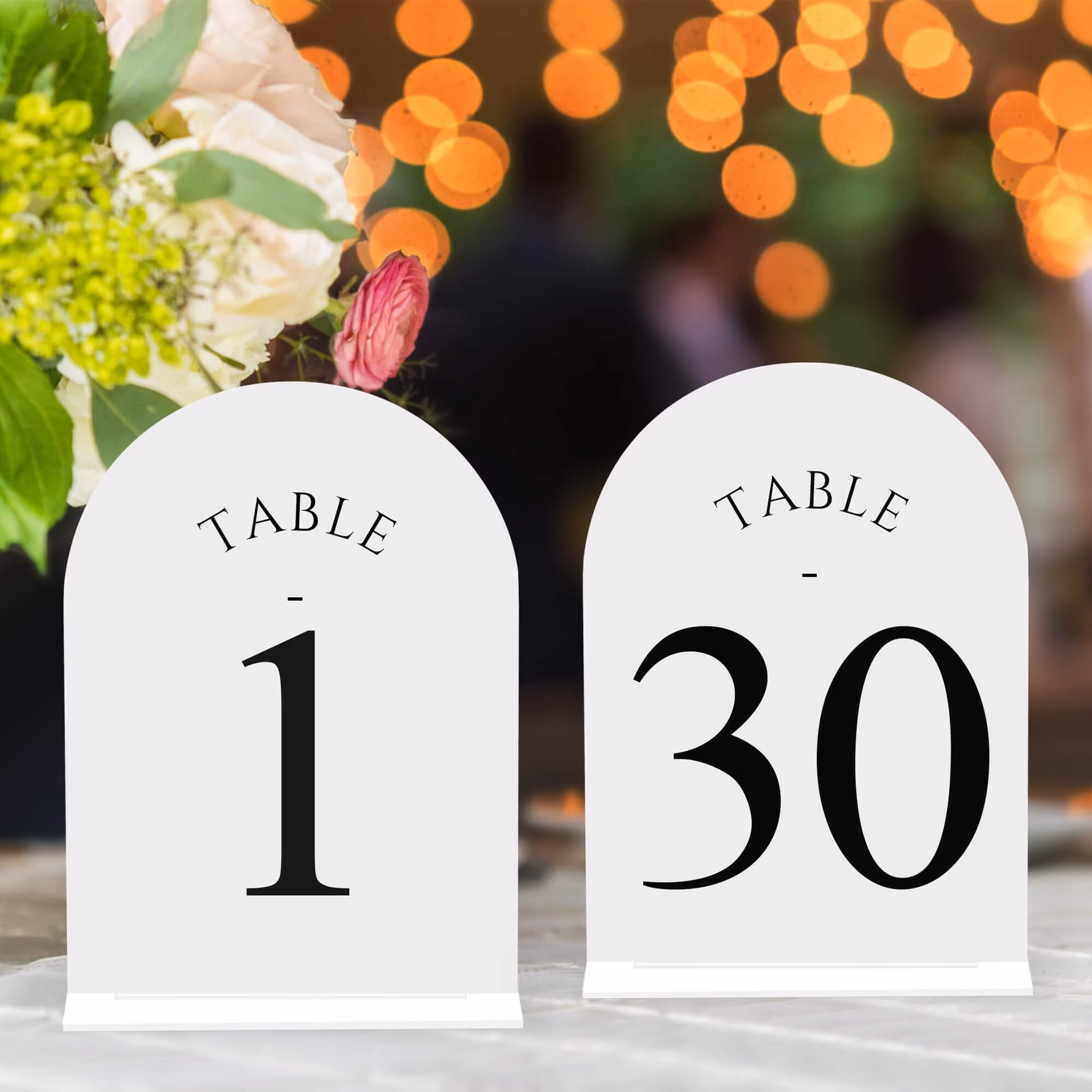 How do I choose the right reception tables for my wedding?