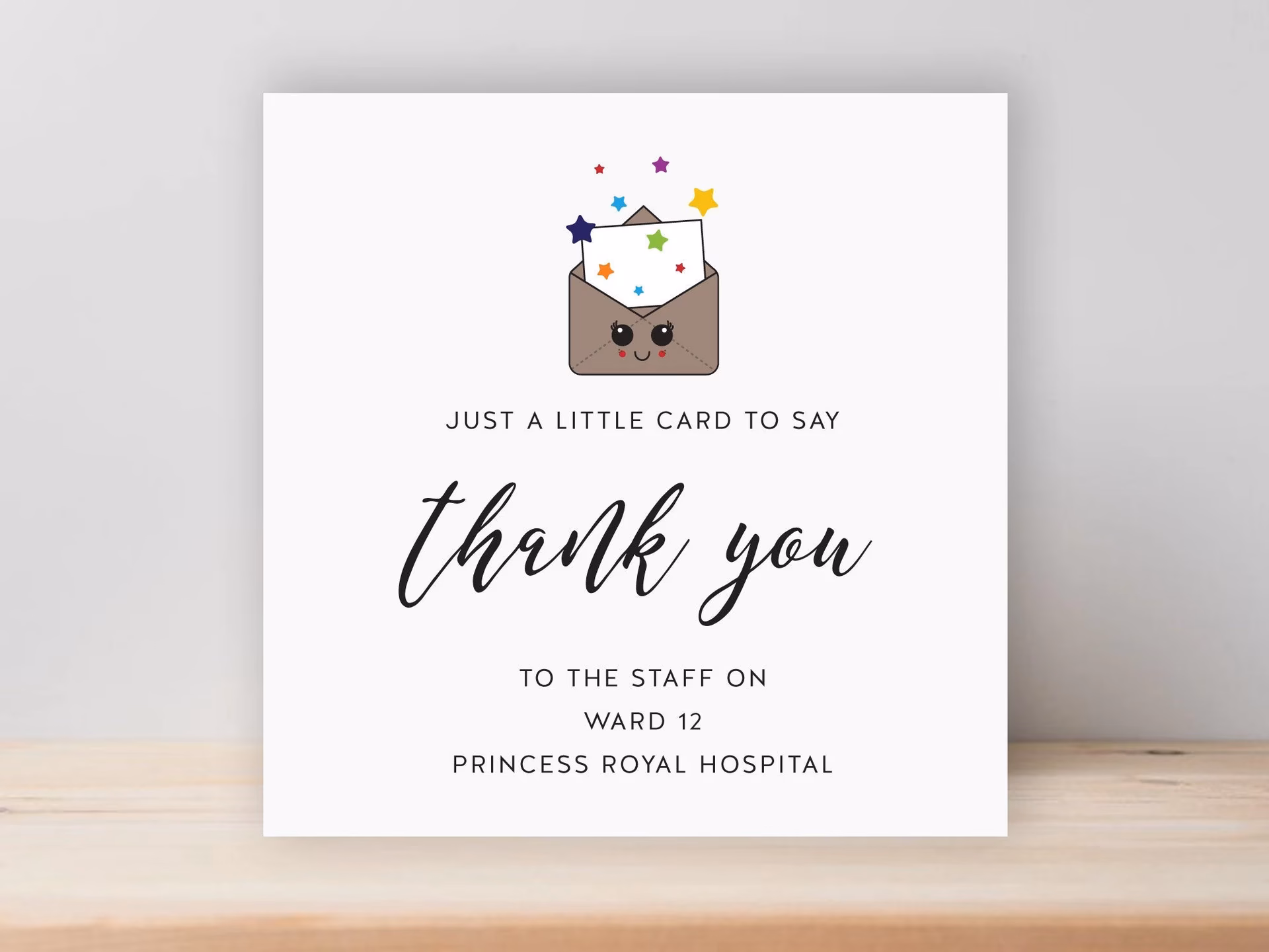 How do you say thank you for your help after surgery?