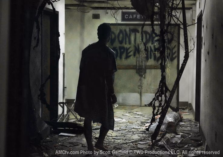 How does Rick get out of the hospital?