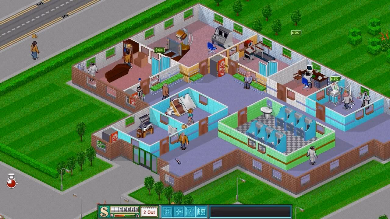 How many rooms are there in Theme Hospital?