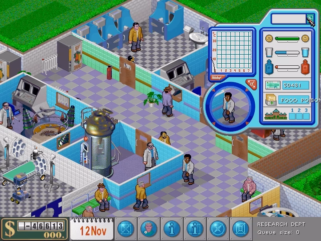 Can you play Theme Hospital online for free?