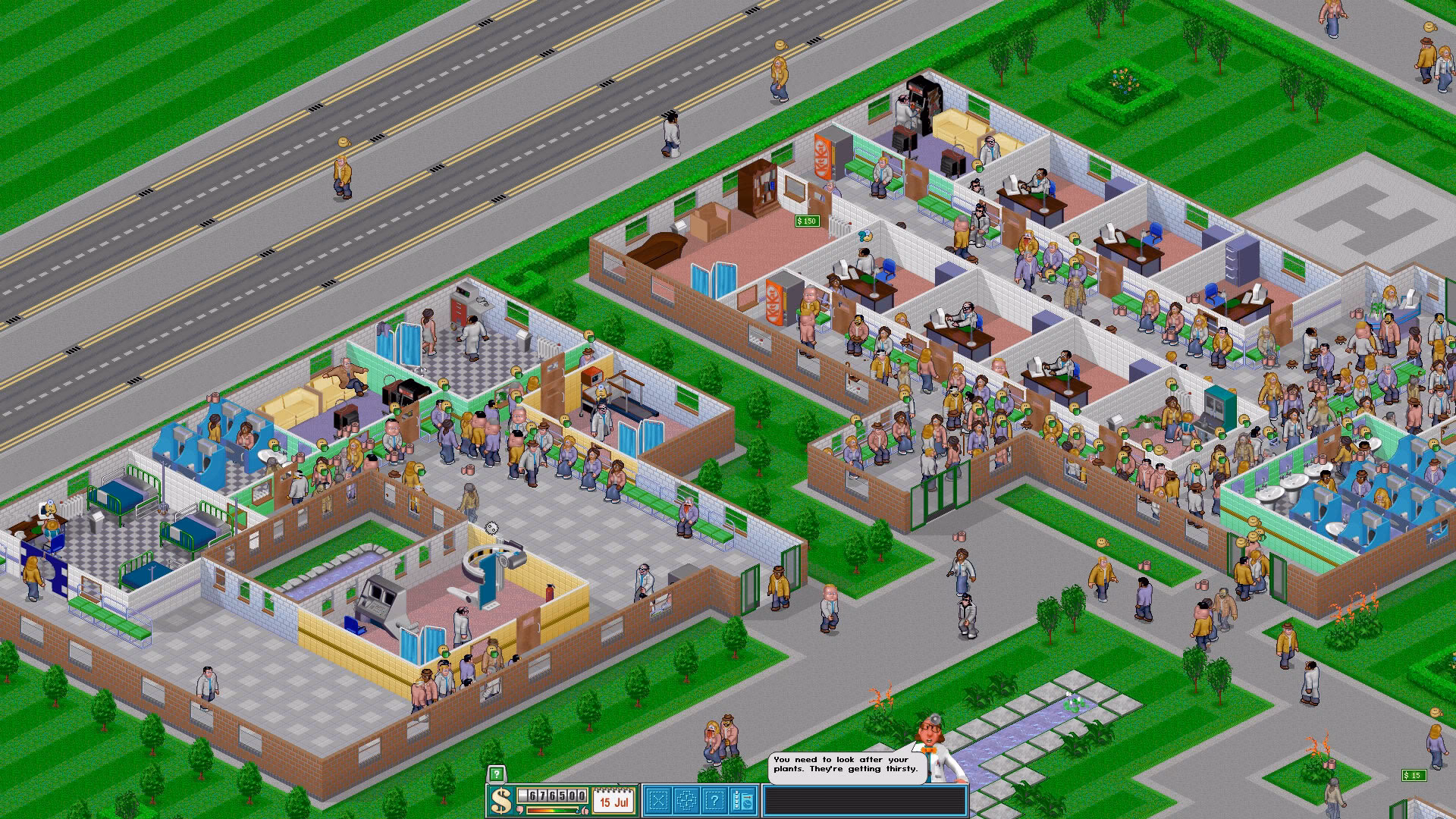 How do I write a guide for Theme Hospital?