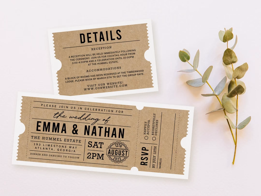Are drink tickets a problem at a wedding?
