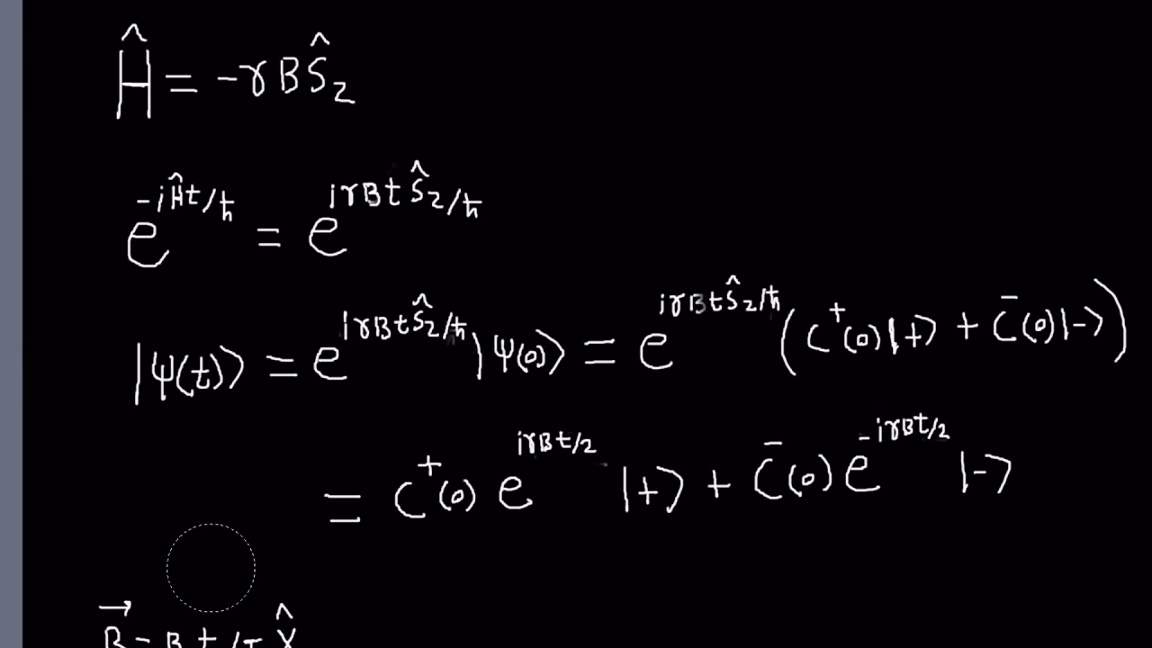 What is a time evolution operator in QM?