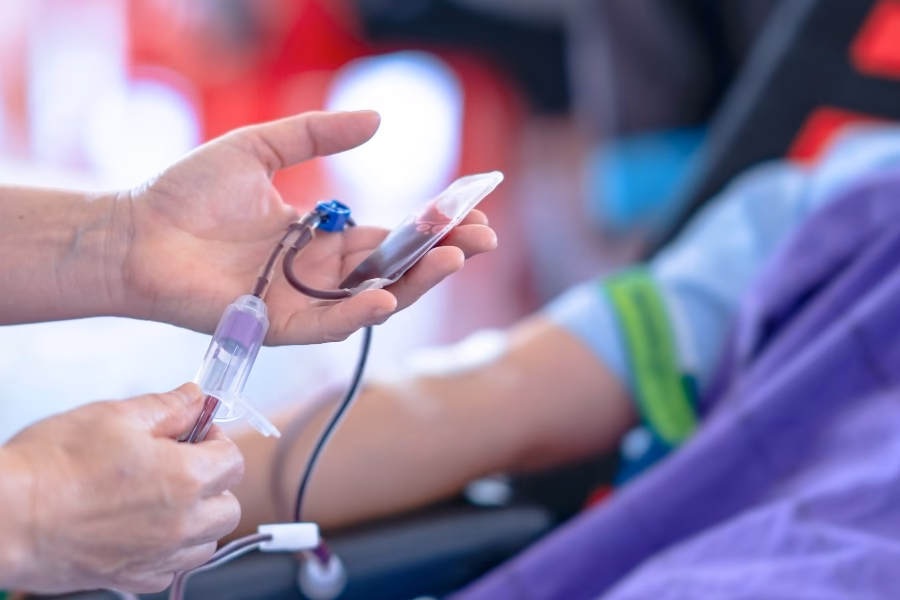 How do I book a blood test?